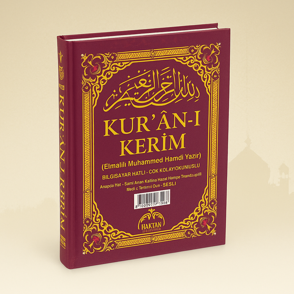 ChatGPT Image 3 Eki 2025 22_31_13 Rahleboy 5 Özellikli Kur’an-ı Kerim (Mor) - Haktan Yayınevi - Görsel 1